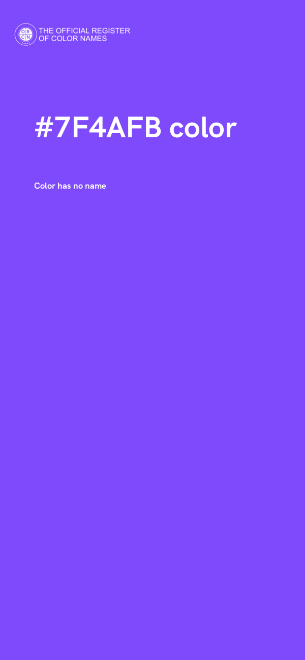 #7F4AFB color image