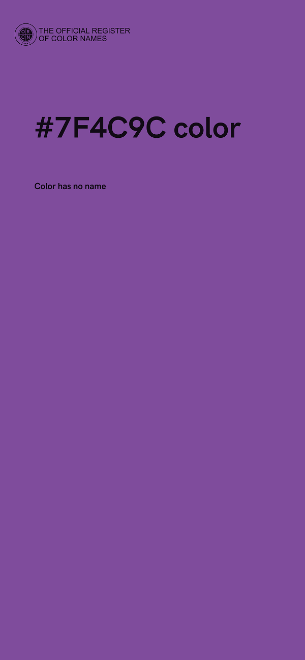 #7F4C9C color image