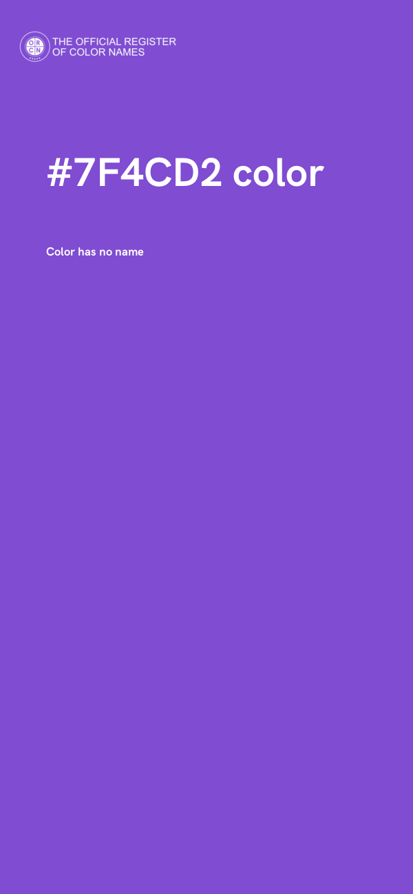 #7F4CD2 color image