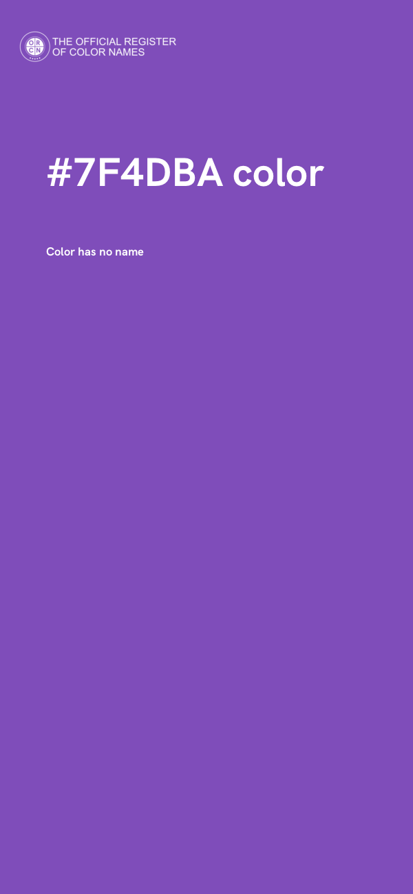 #7F4DBA color image