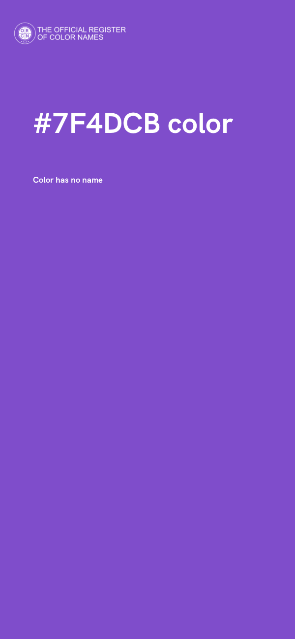 #7F4DCB color image