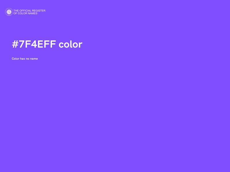 #7F4EFF color image