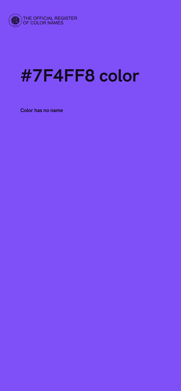 #7F4FF8 color image
