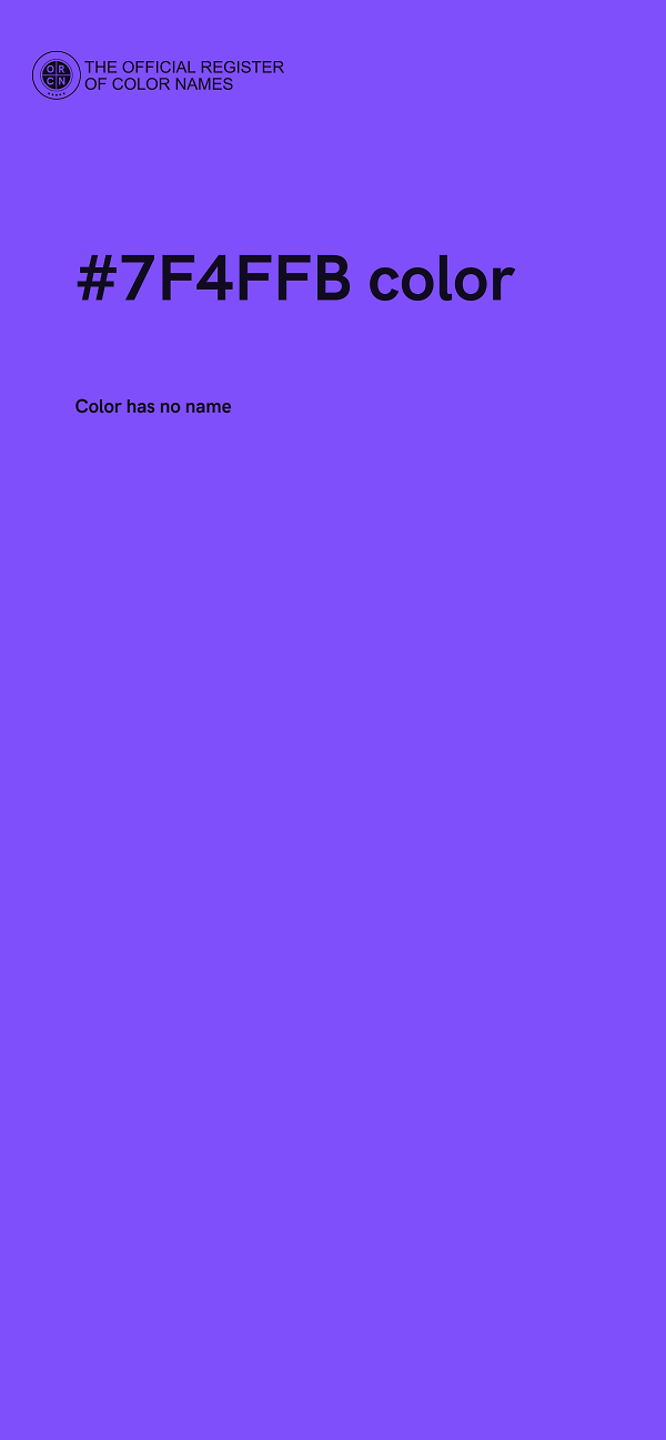 #7F4FFB color image