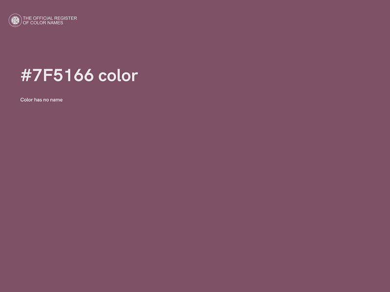 #7F5166 color image