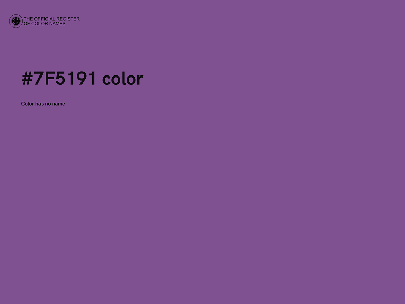 #7F5191 color image