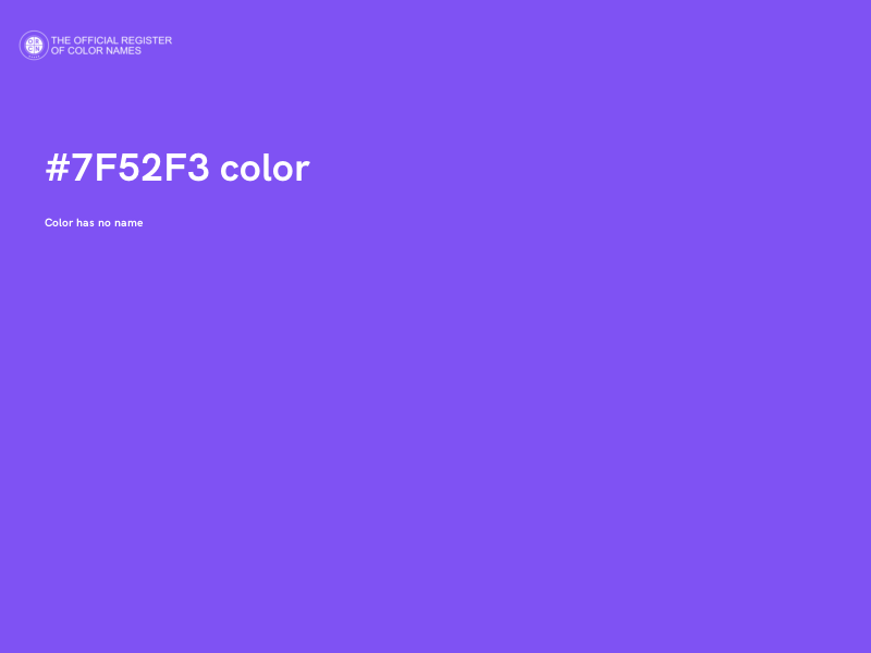 #7F52F3 color image