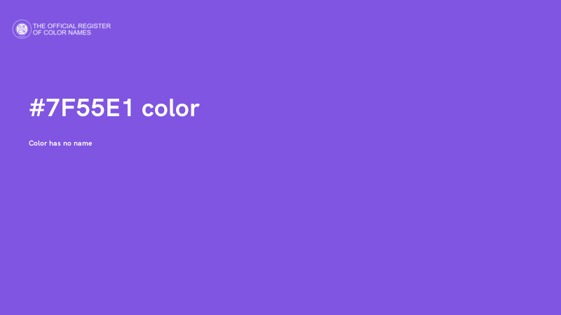 #7F55E1 color image