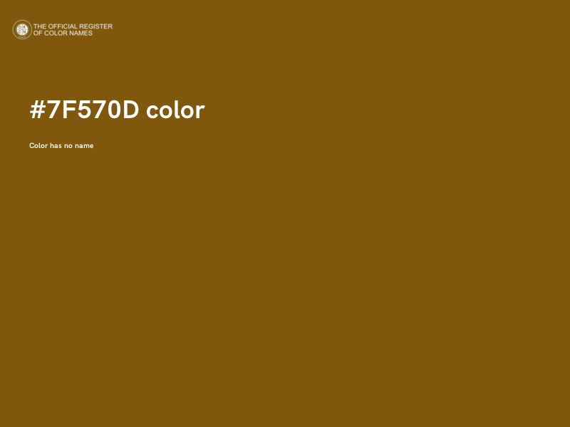 #7F570D color image