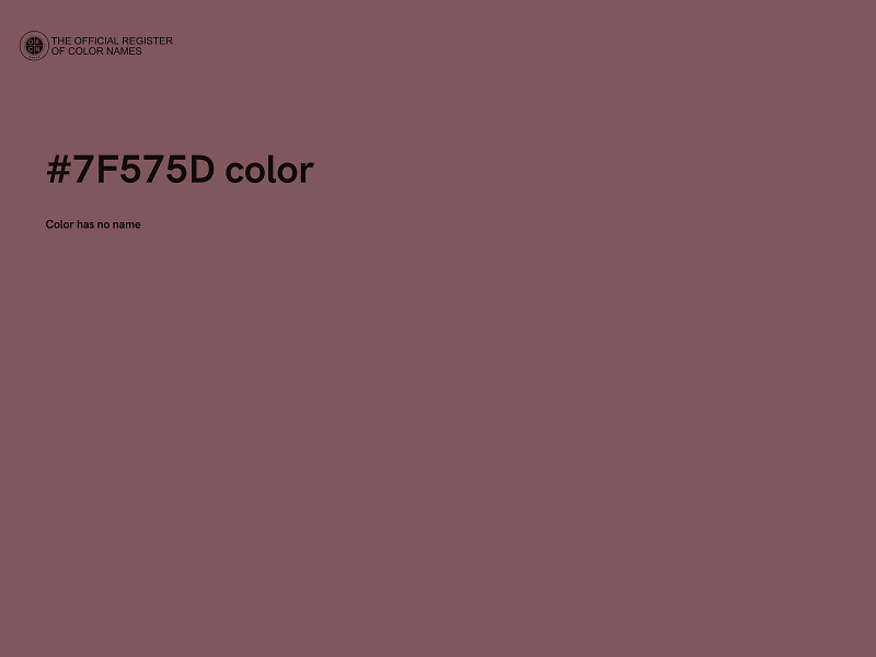 #7F575D color image