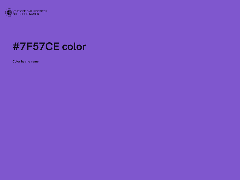 #7F57CE color image