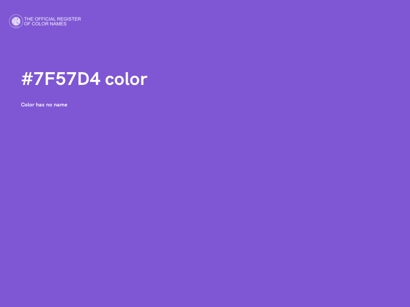 #7F57D4 color image