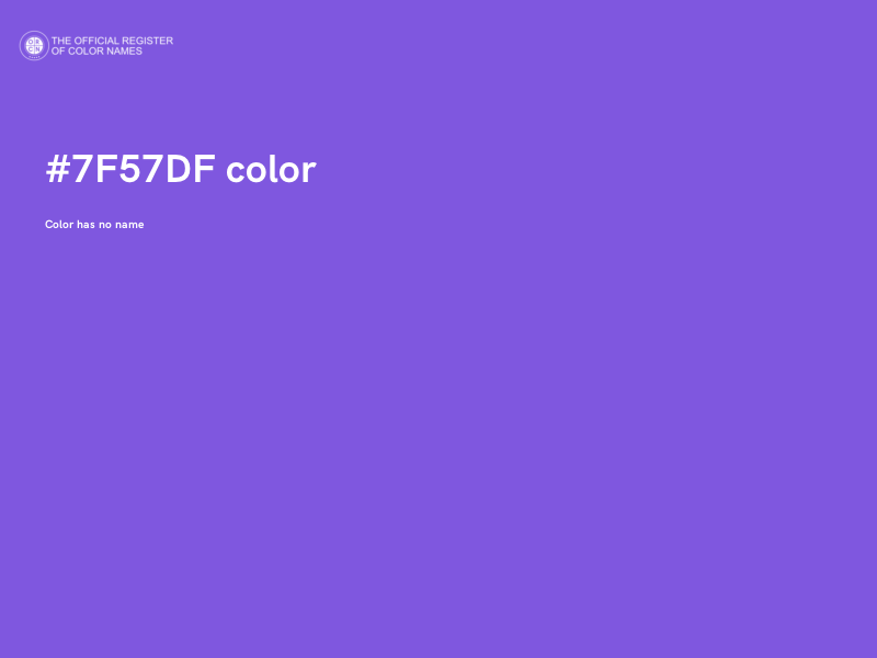 #7F57DF color image