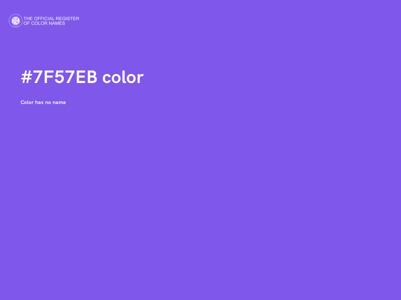 #7F57EB color image