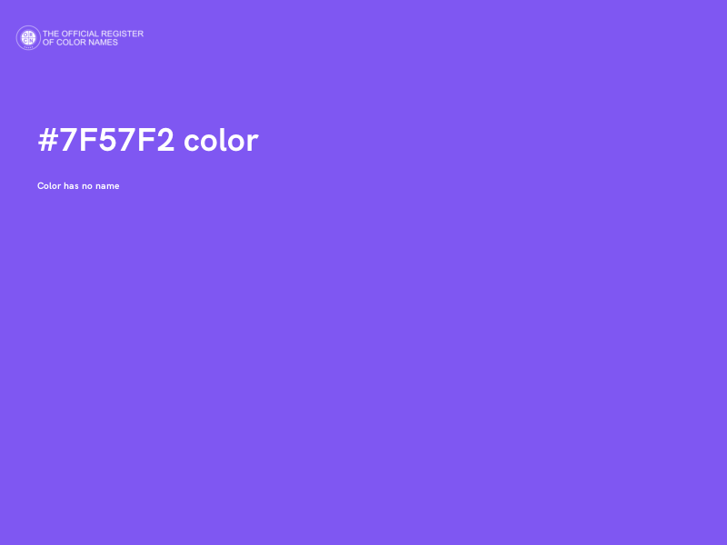 #7F57F2 color image