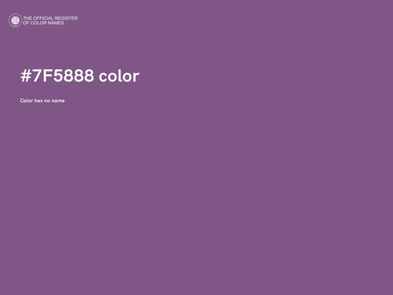 #7F5888 color image