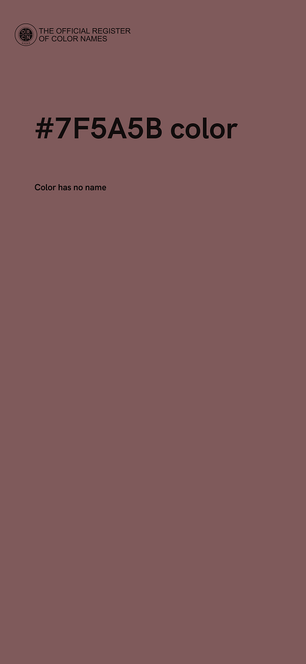 #7F5A5B color image