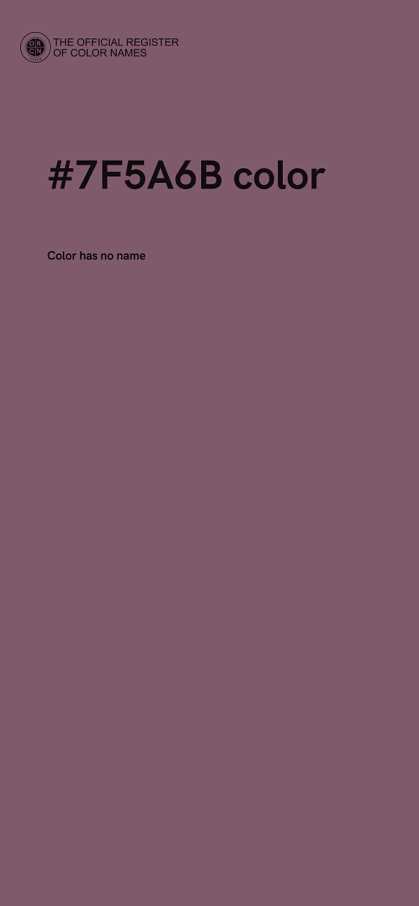 #7F5A6B color image