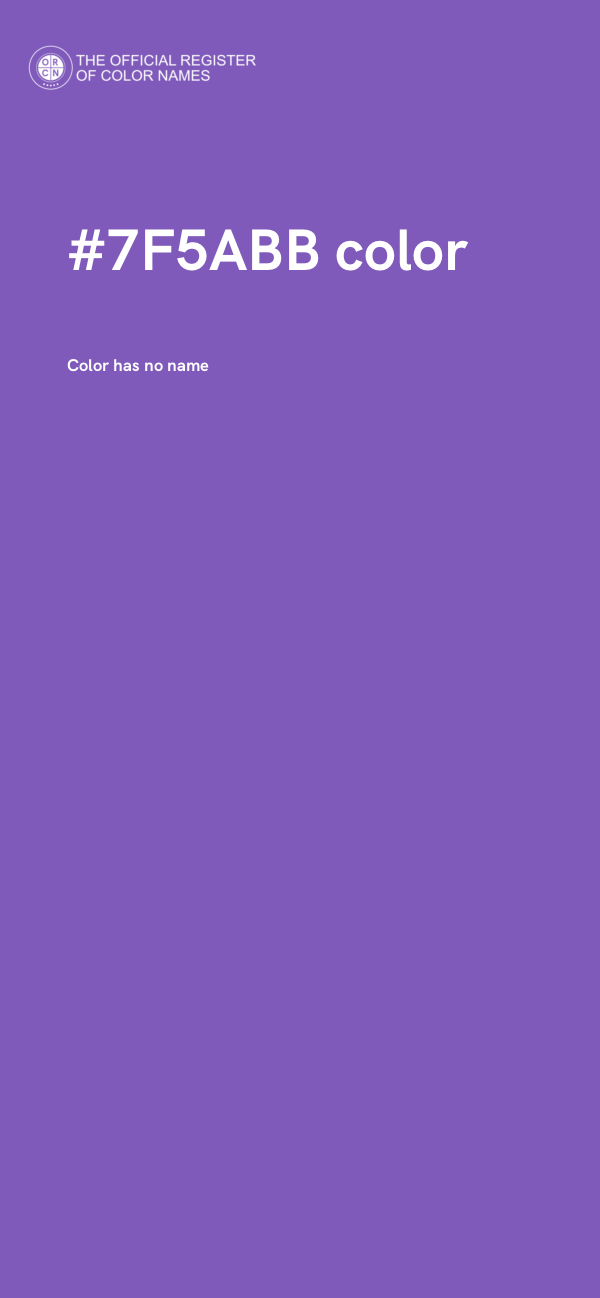 #7F5ABB color image