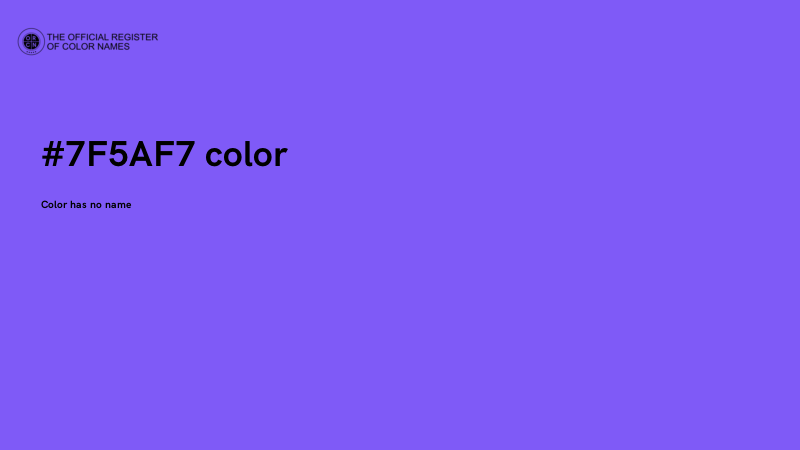 #7F5AF7 color image