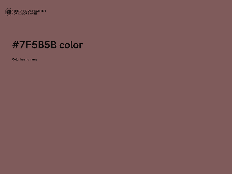 #7F5B5B color image