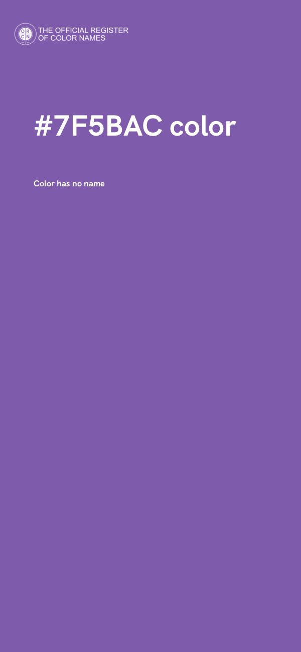 #7F5BAC color image
