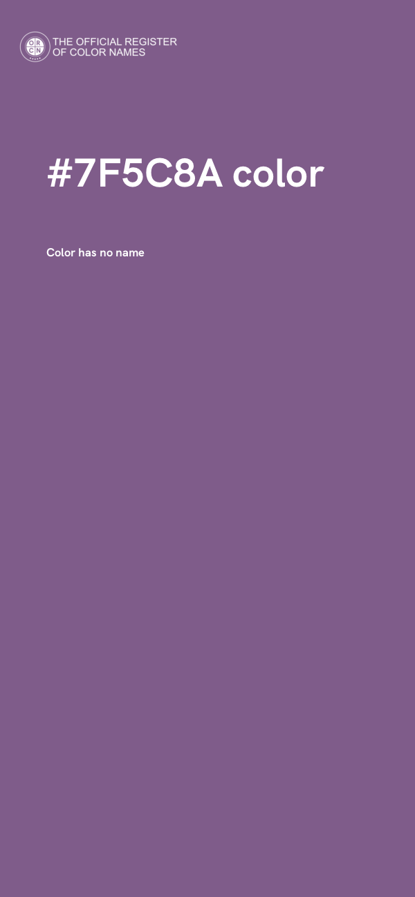 #7F5C8A color image