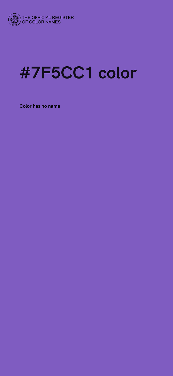 #7F5CC1 color image