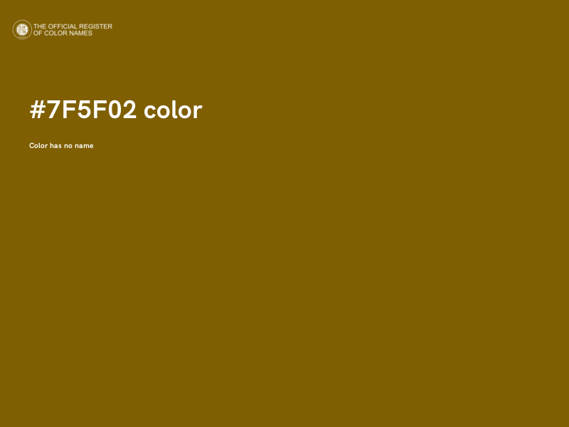 #7F5F02 color image