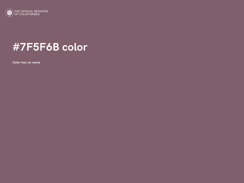 #7F5F6B color image