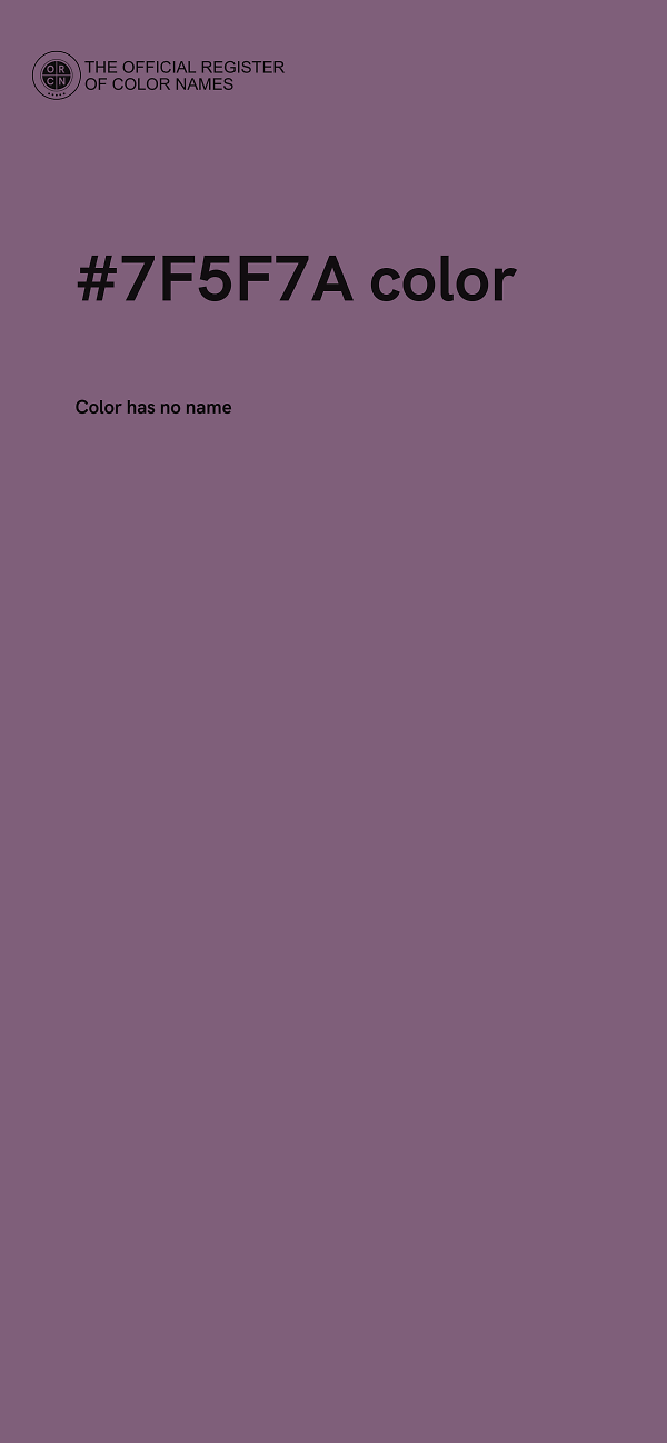#7F5F7A color image