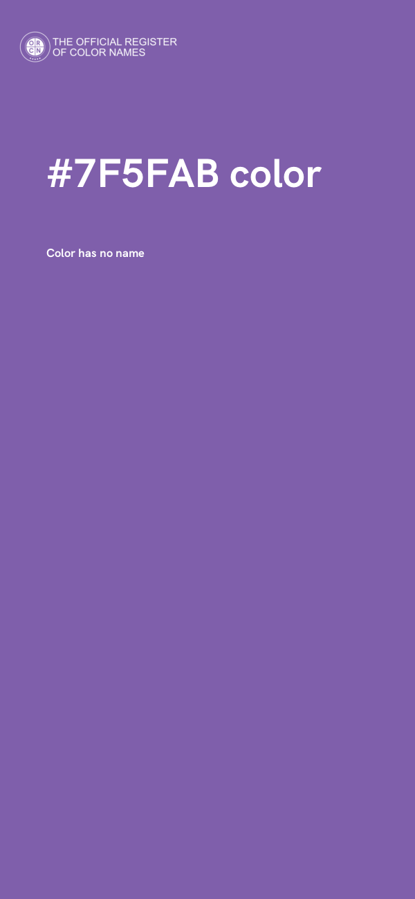 #7F5FAB color image