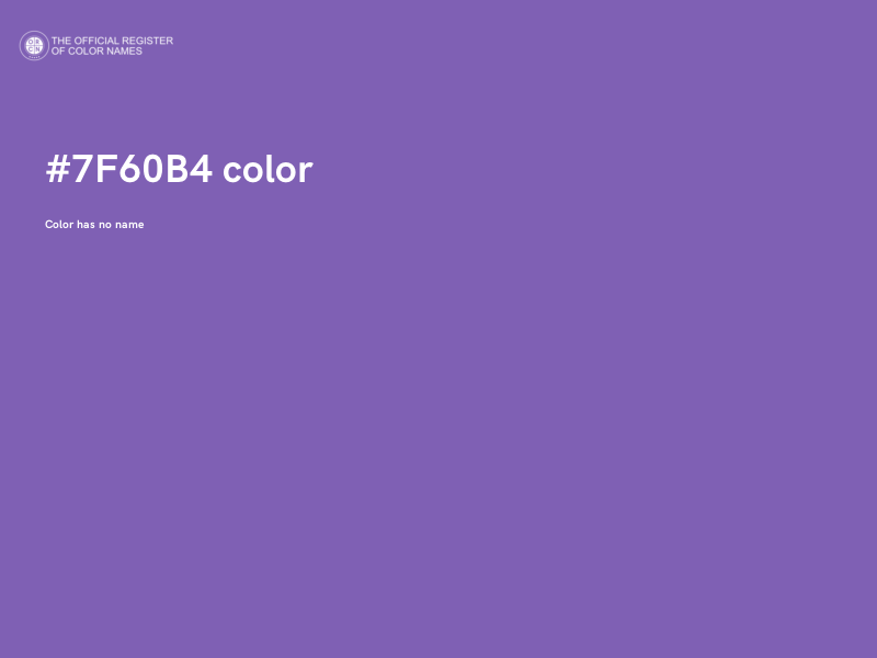 #7F60B4 color image
