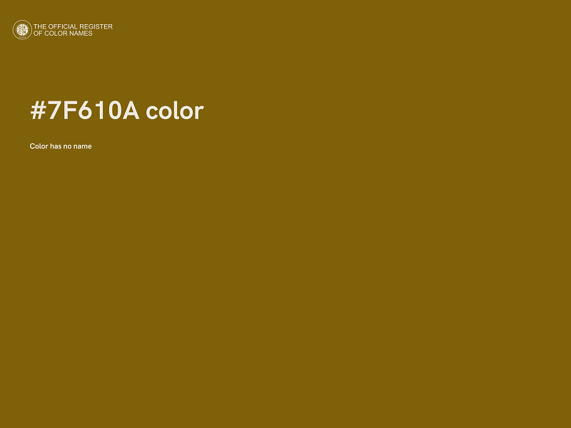 #7F610A color image