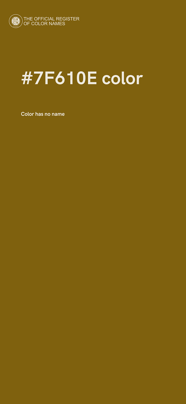 #7F610E color image