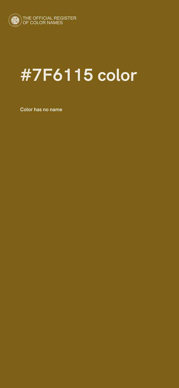 #7F6115 color image