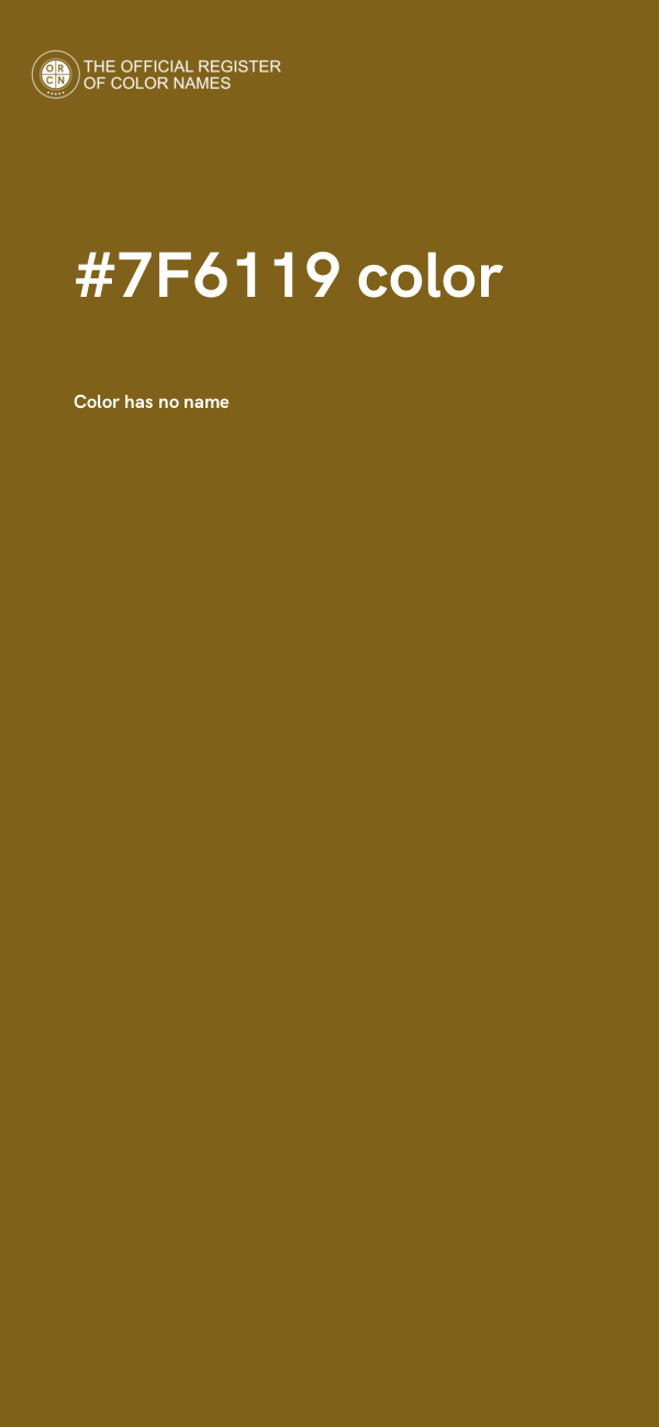 #7F6119 color image