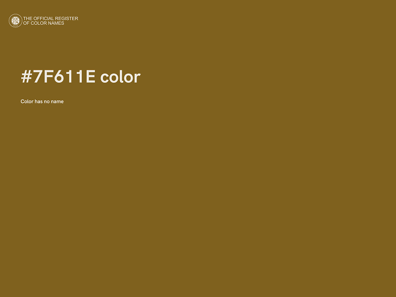 #7F611E color image