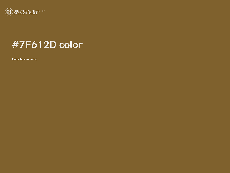 #7F612D color image