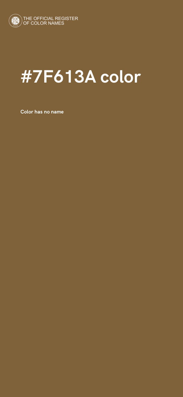 #7F613A color image