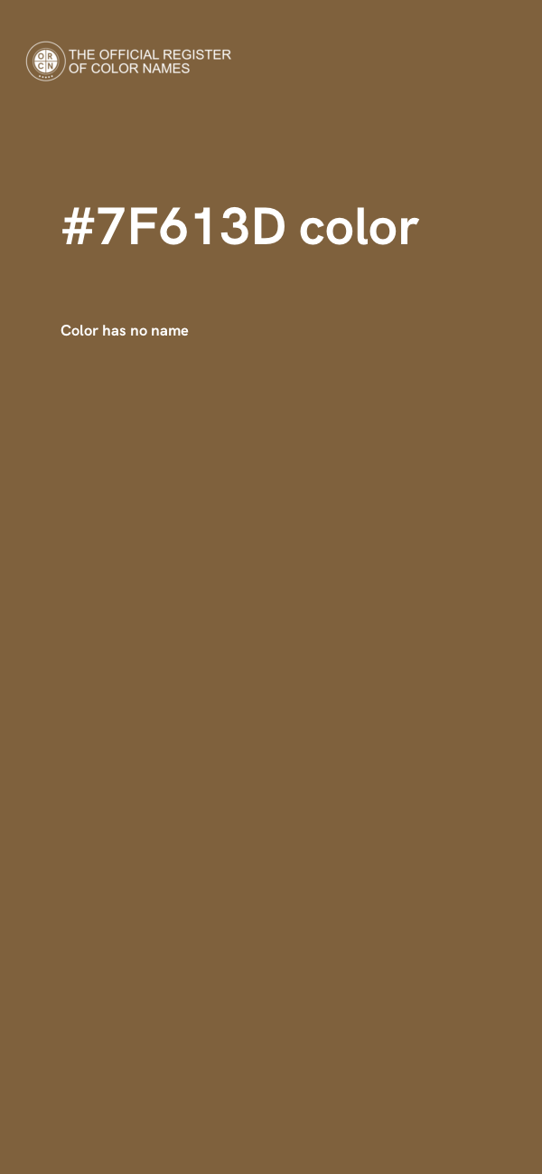 #7F613D color image