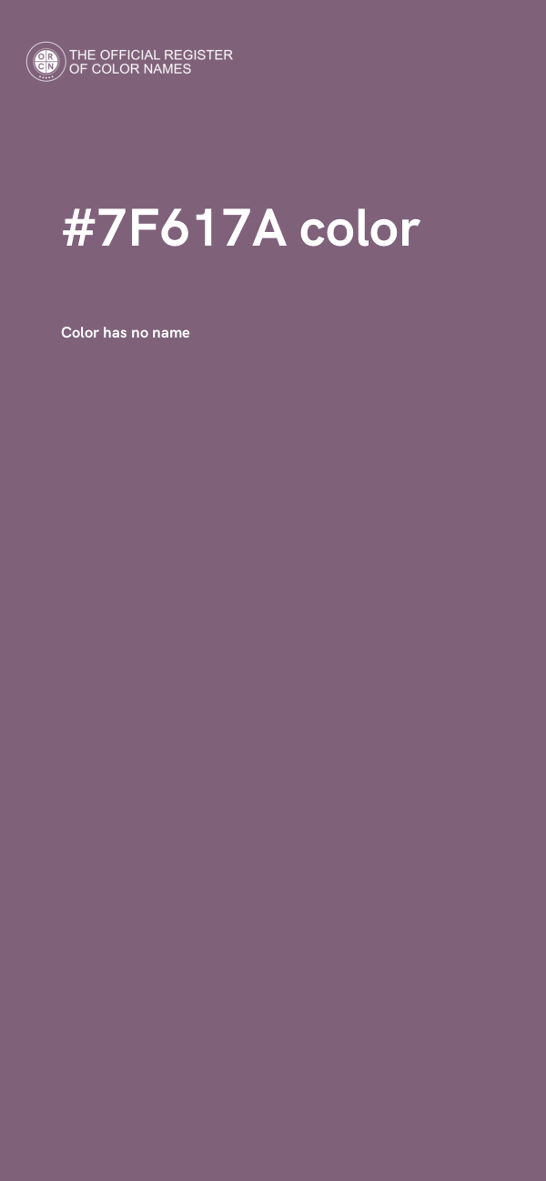 #7F617A color image