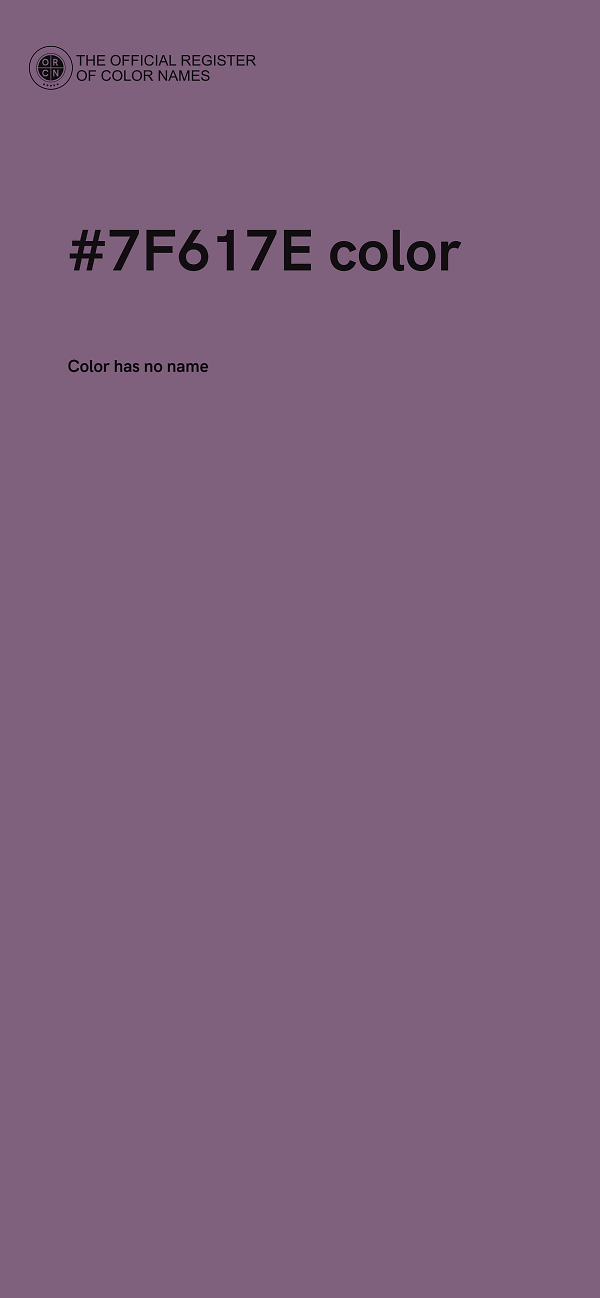 #7F617E color image