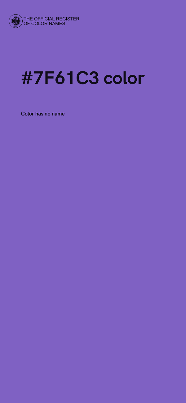 #7F61C3 color image
