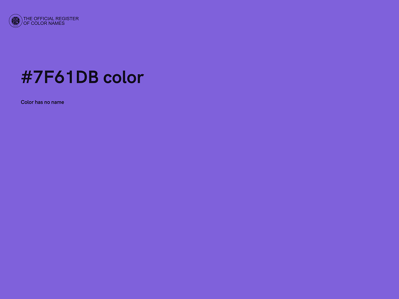 #7F61DB color image