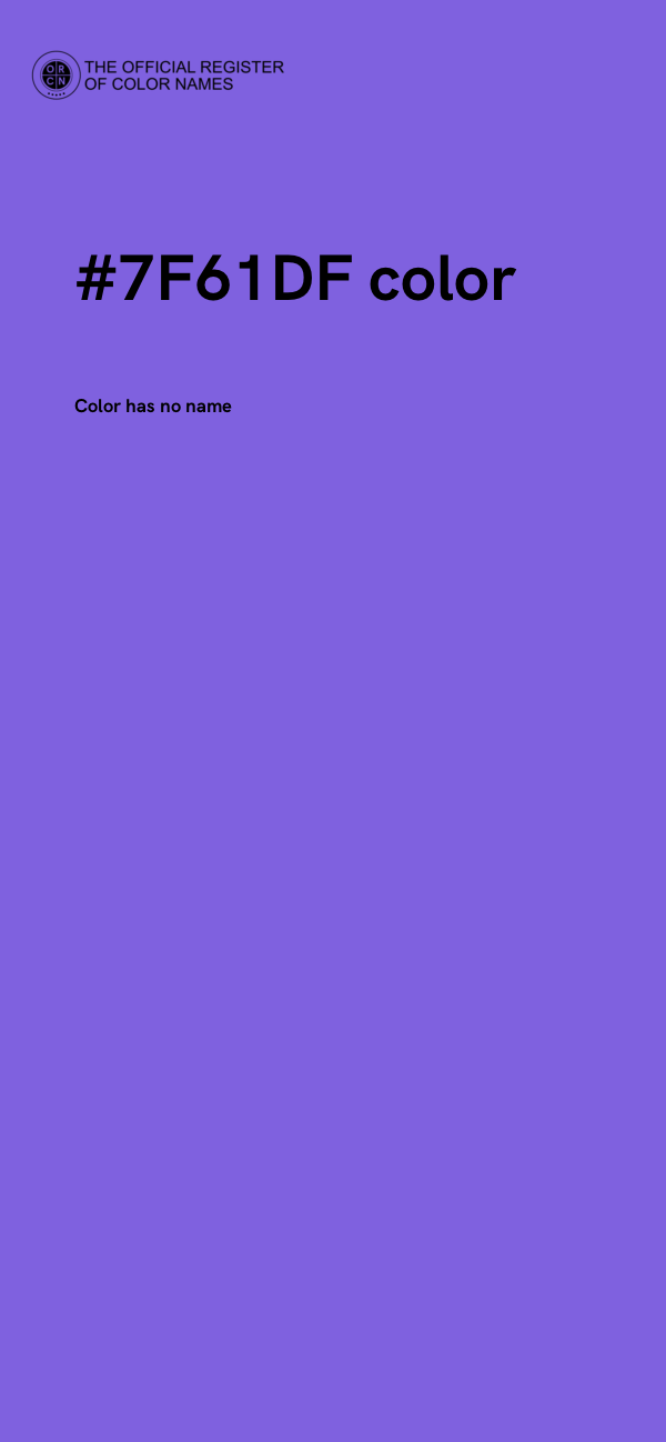 #7F61DF color image