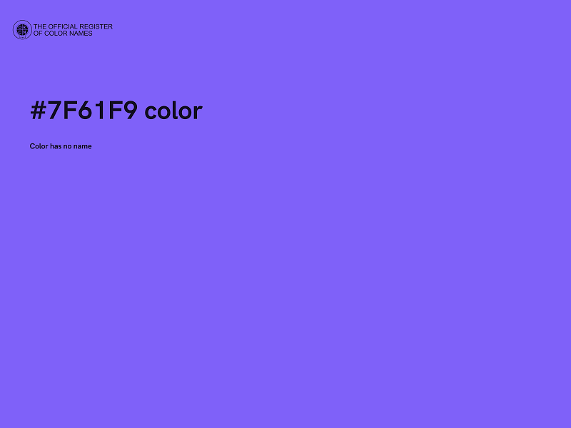 #7F61F9 color image