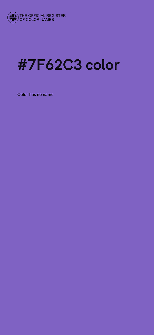 #7F62C3 color image
