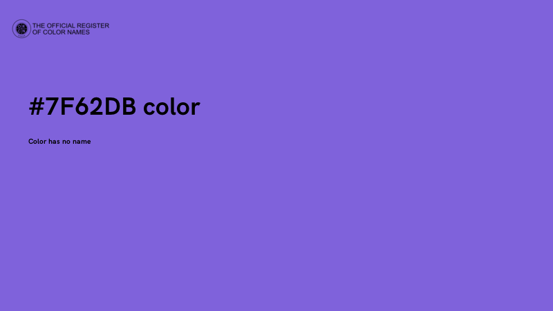 #7F62DB color image