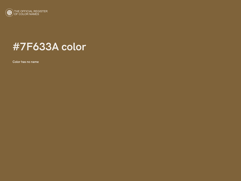 #7F633A color image